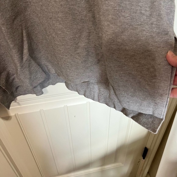 WAYF Gray Casual Crew Neck Sweater Long Sleeve Knit Pullover Size L - Picture 6 of 11